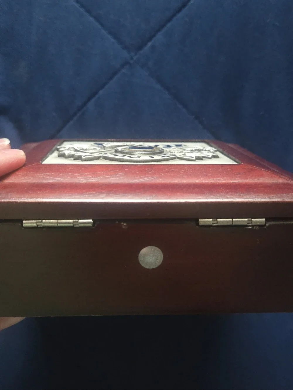 Vintage Wooden St Louis Rams NFL Box
